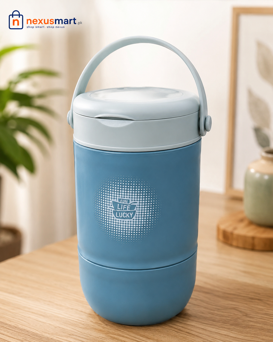 12-Hour Hot Portable Food Flask with Carry Handle β Insulated Lunch Container