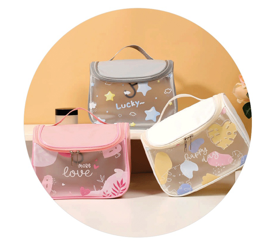 Clear Cosmetic Bag Travel Makeup Organizer Nexusmart product image - Nexusmart Pakistan