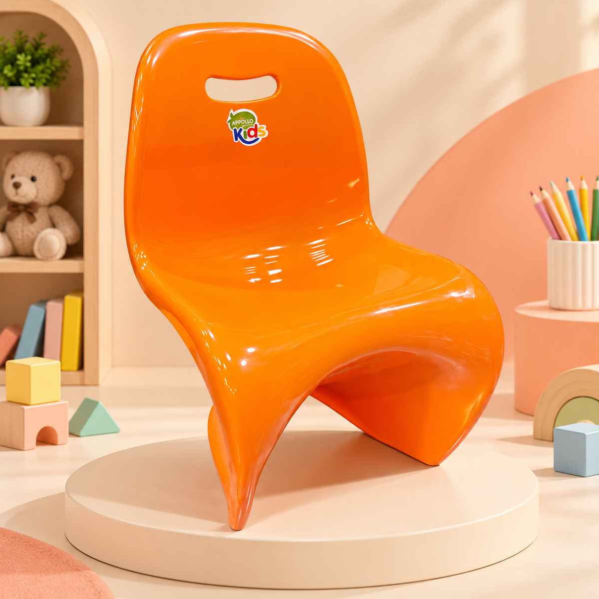 Appollo Kids Chair M-1 – Stackable Plastic Chair for Kids