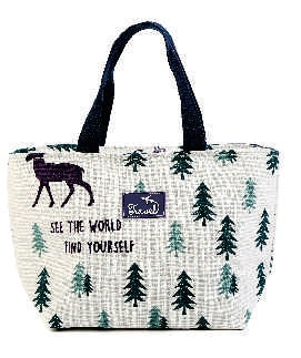 Cotton Insulated Lunch Bag Kids & Adults Nexusmart product image - Nexusmart Pakistan
