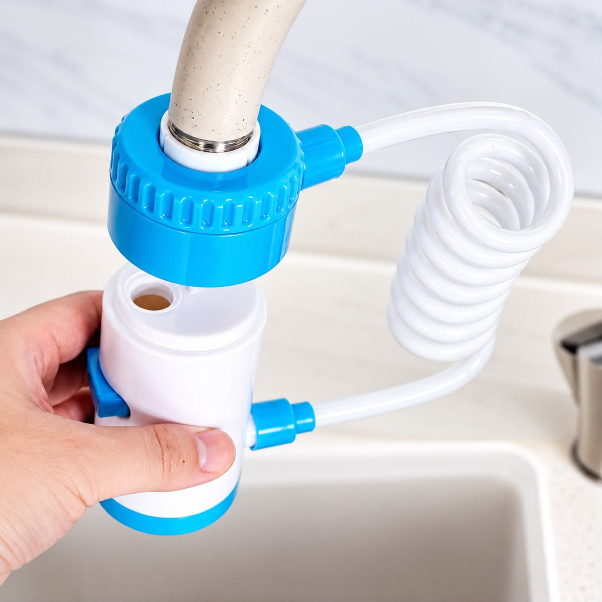 Multipurpose Faucet Extender with Liquid Container β Sink Attachment