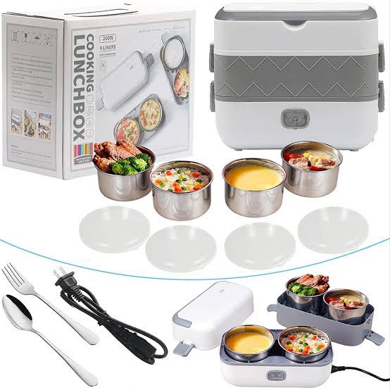 Electric Heated Lunch Box – Portable Food Warmer for Home, Office & Travel
