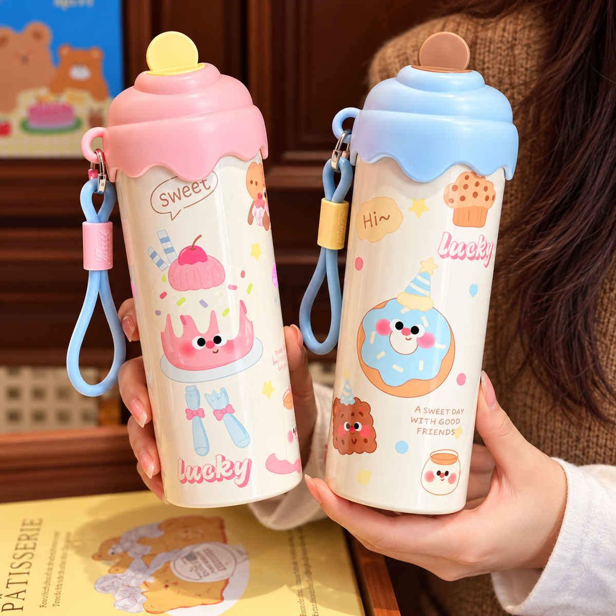 Ice Cream Shape Vacuum Insulated Cup