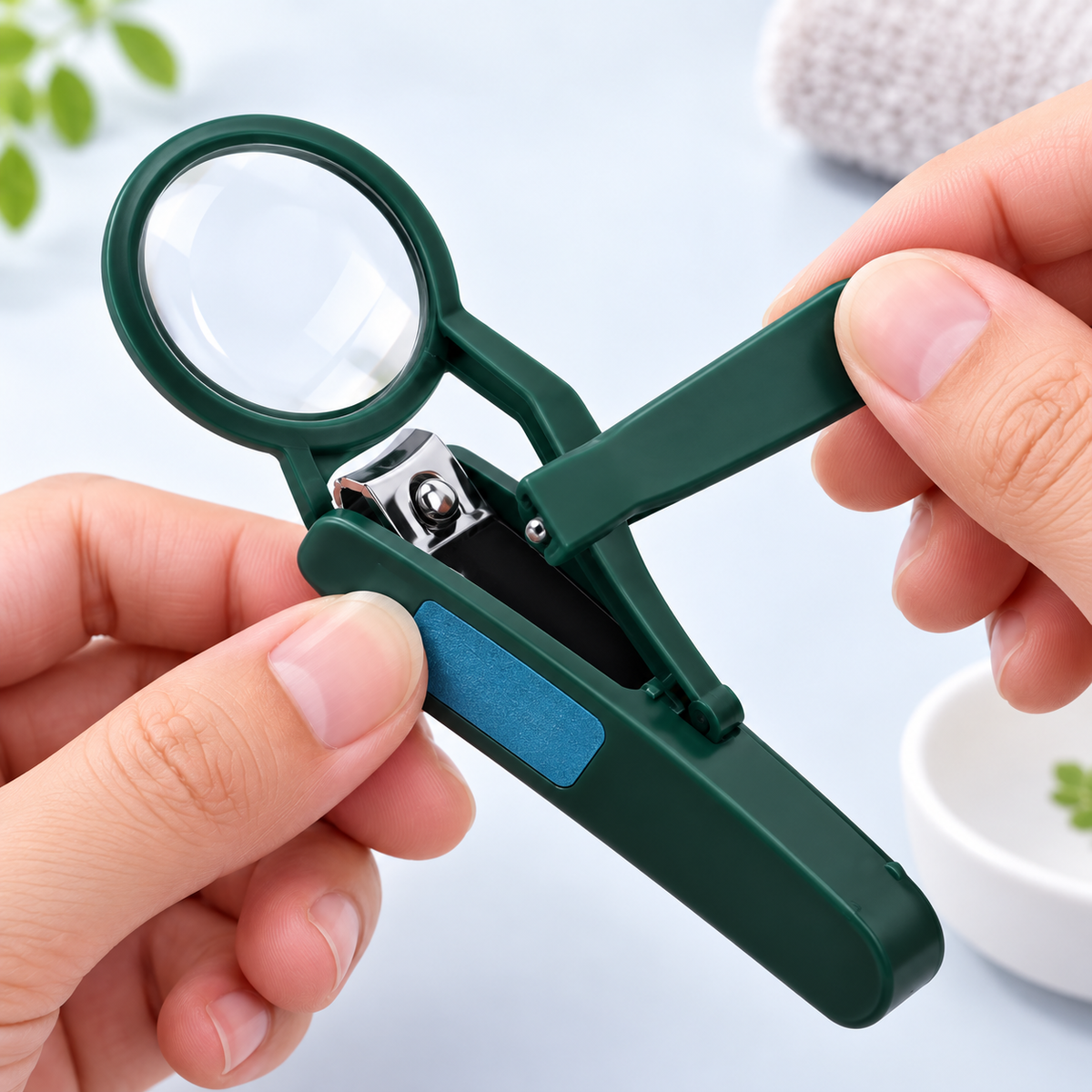 Magnifying Nail Cutter – Easy-View Precision Nail Clipper