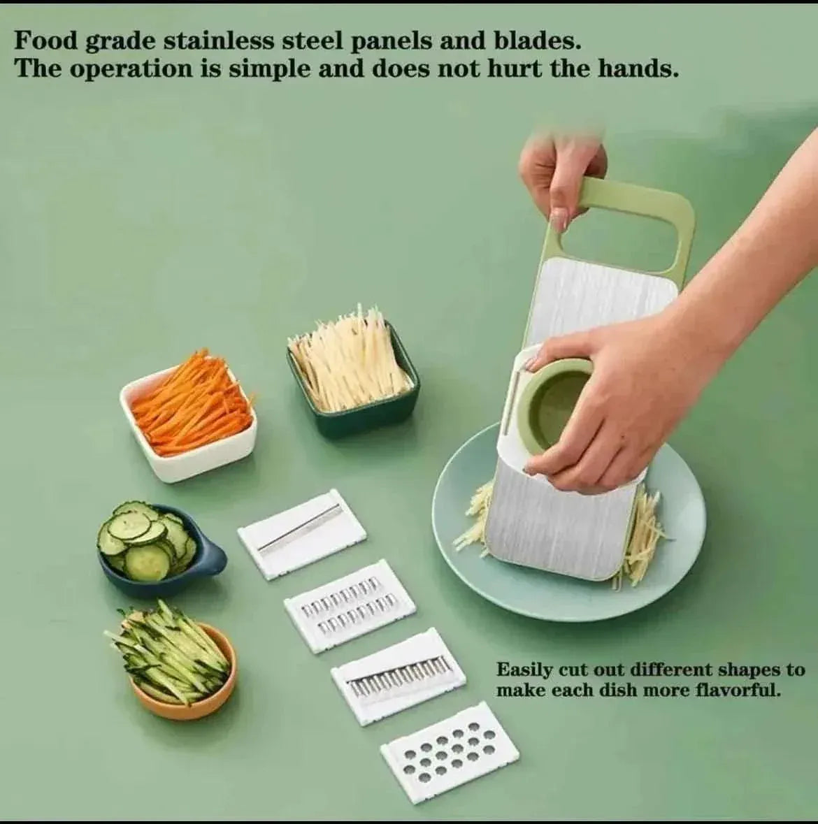 Multi-functional Vegetable Slicer and Cutter view 7 - Nexusmart Pakistan
