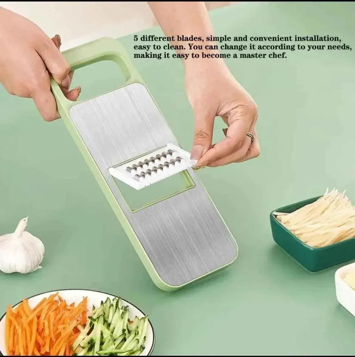 Multi-functional Vegetable Slicer and Cutter view 8 - Nexusmart Pakistan
