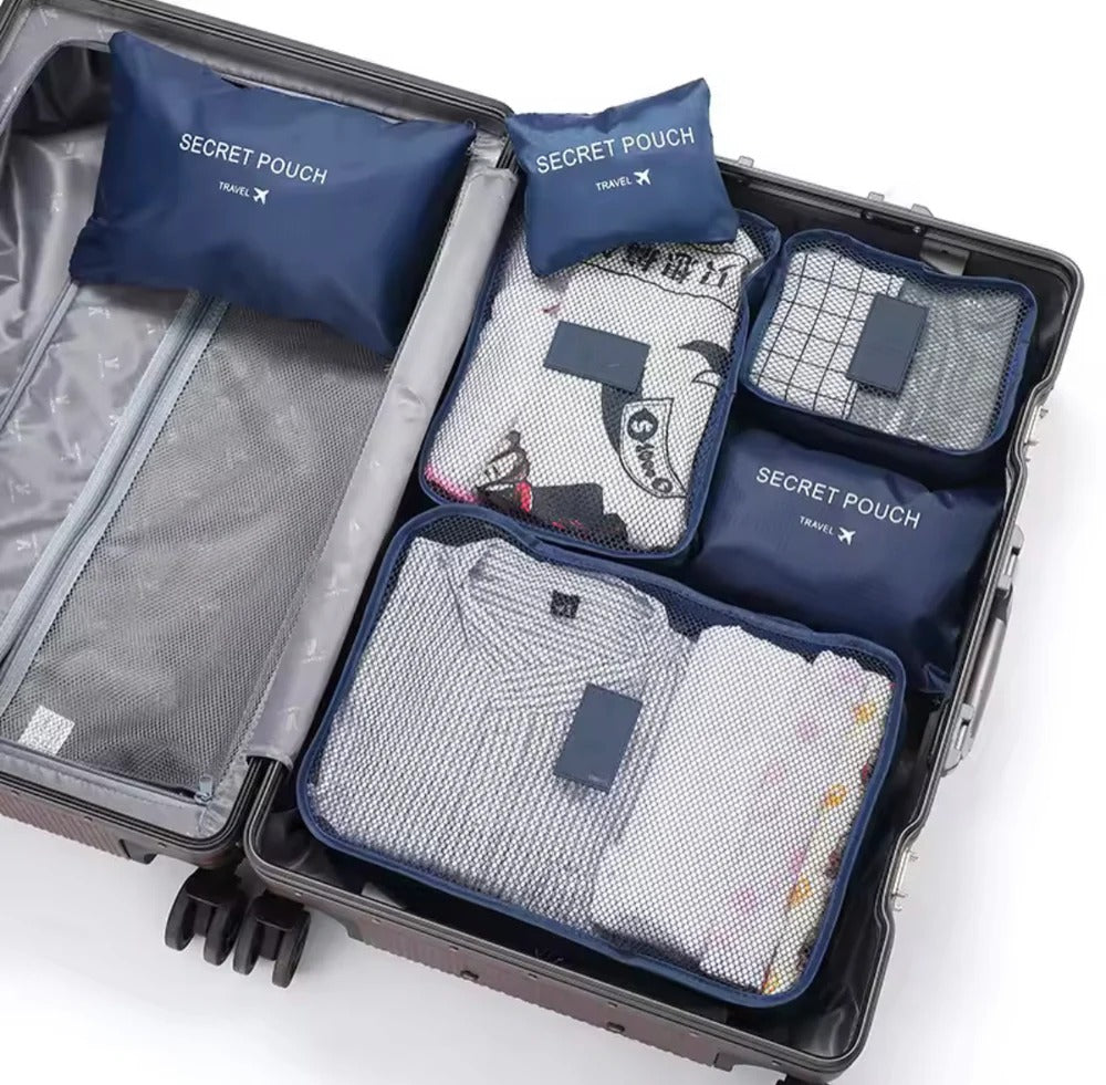 6 Pcs Travel Packing Organizer Home Organization product image - Nexusmart Pakistan