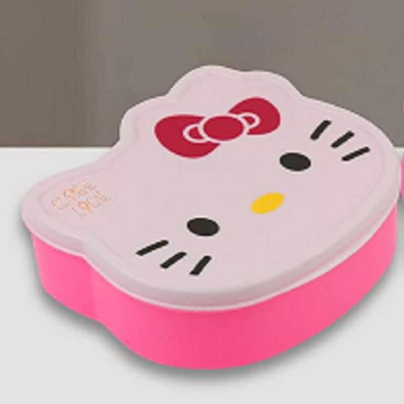 Hello Kitty Design Lunch Box for Kids School Customized Plastic Lunch Box