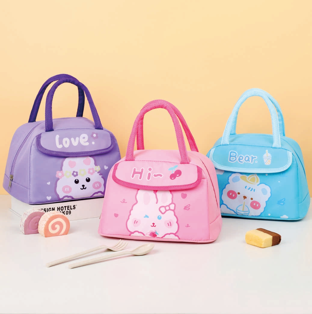 Kawaii Cartoon Thermal Bag Multiple Designs Nexusmart product image - Nexusmart Pakistan