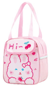Cute Rabbit & Bear Cartoon Lunch Bag Nexusmart view 2 - Nexusmart Pakistan