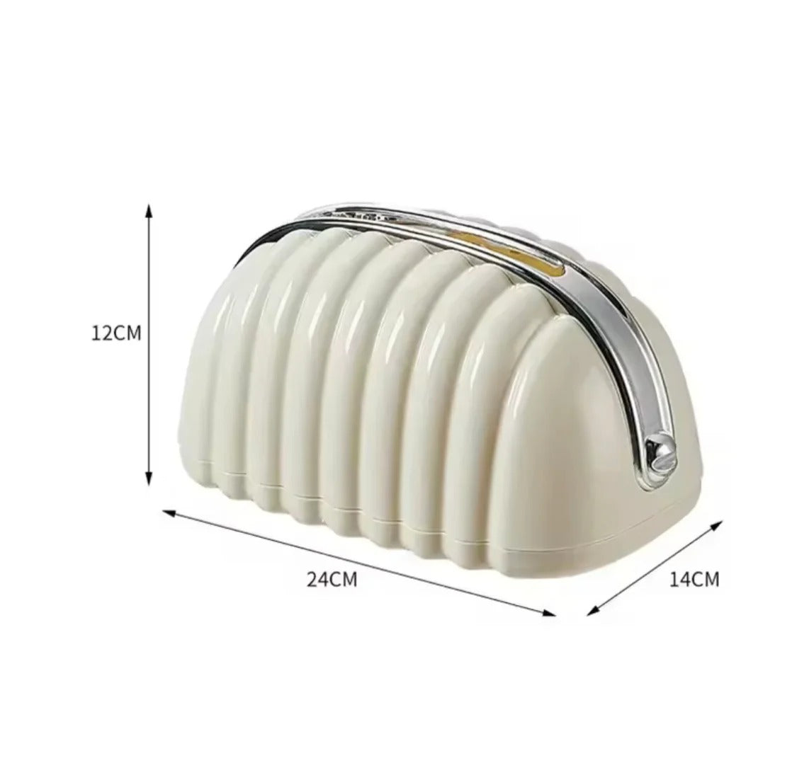 Shell Tissue Box Decorative Tissue Holder Home Organization view 5 - Nexusmart Pakistan