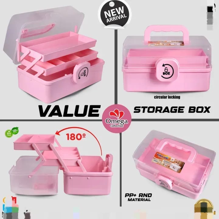 Makeup Organizer Storage Box β Multi-Layer Brush, Lipstick & Cosmetic Organizer with Li