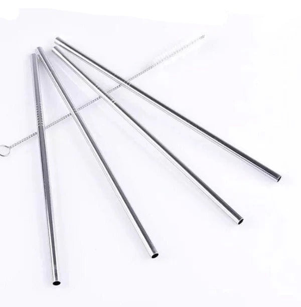 Steel Straw 4pcs Set Kitchen & Dining Essentials view 4 - Nexusmart Pakistan