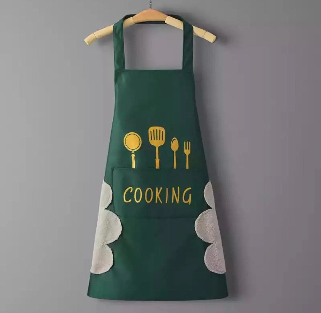 Waterproof Kitchen Cooking Apron Oil & Water Resistant with Front Po view 6 - Nexusmart Pakistan