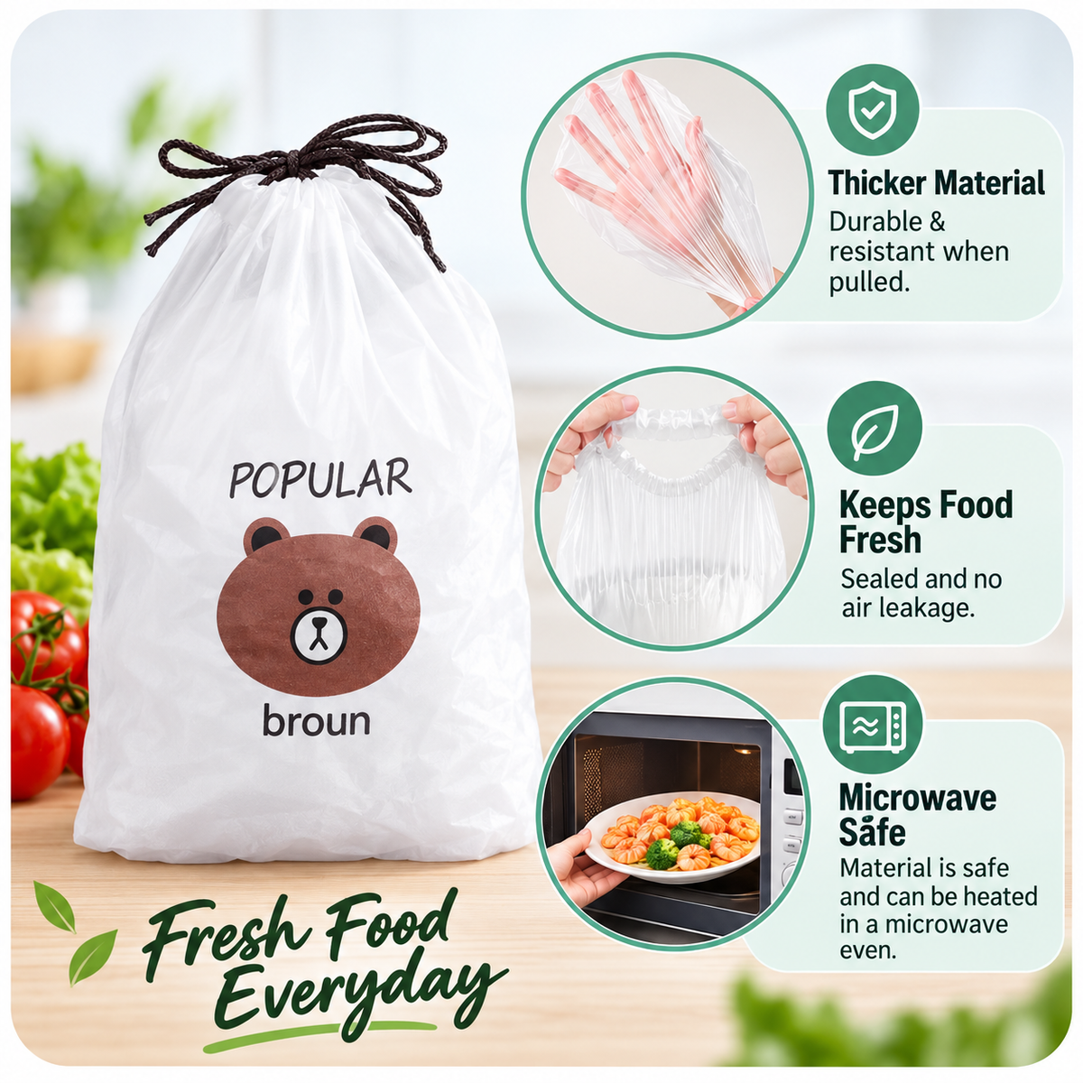 Food Wrap β Kitchen Food Storage & Covering Roll