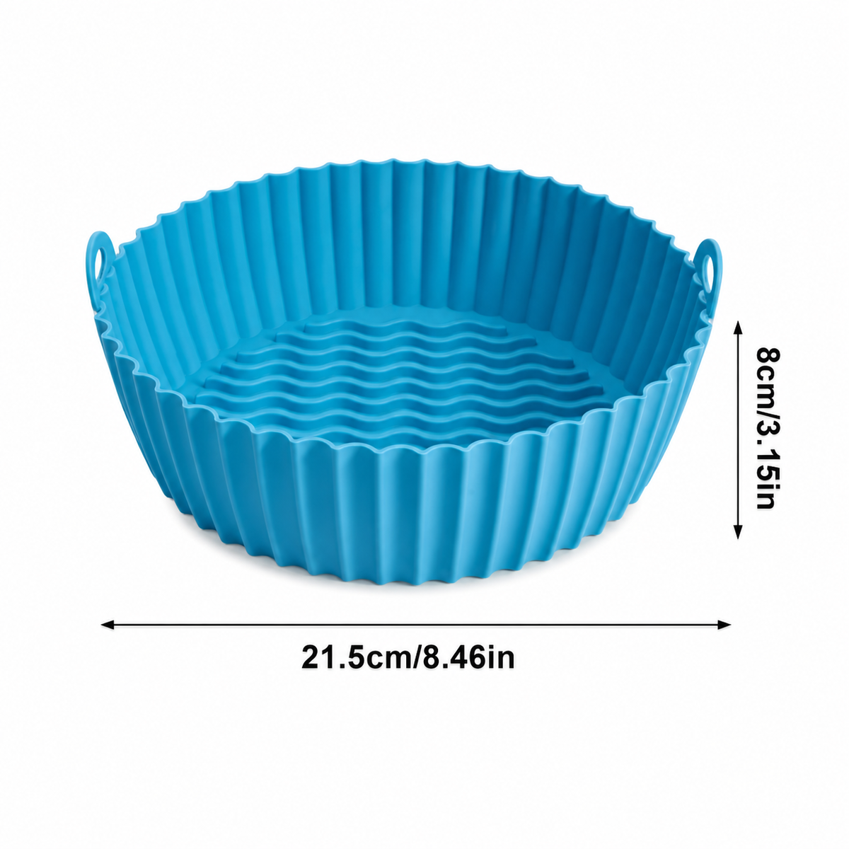 Round Silicone Air Fryer Basket Liner β Baking & Grill Pan Accessory