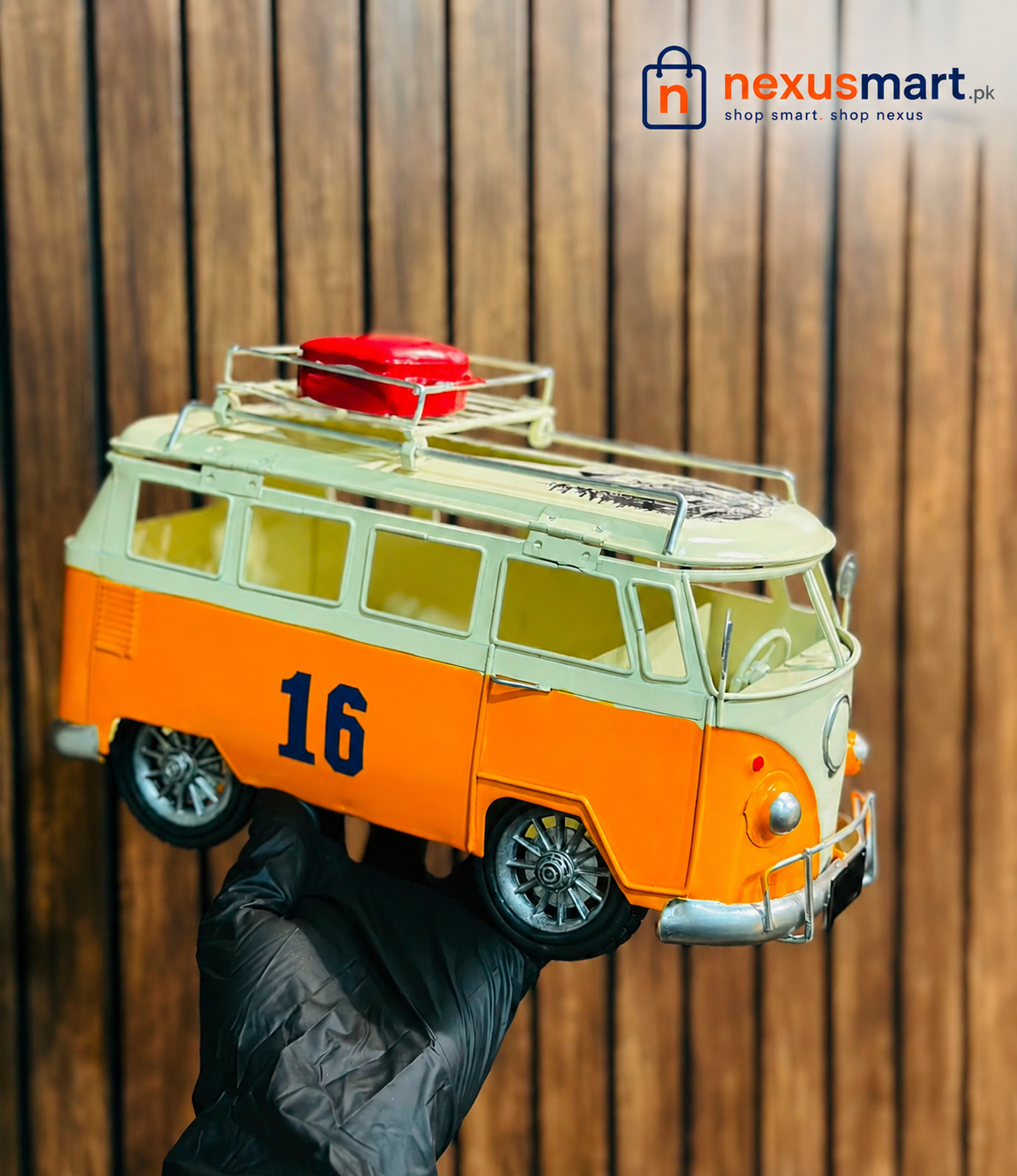 Antique Vintage Bus Tissue Box