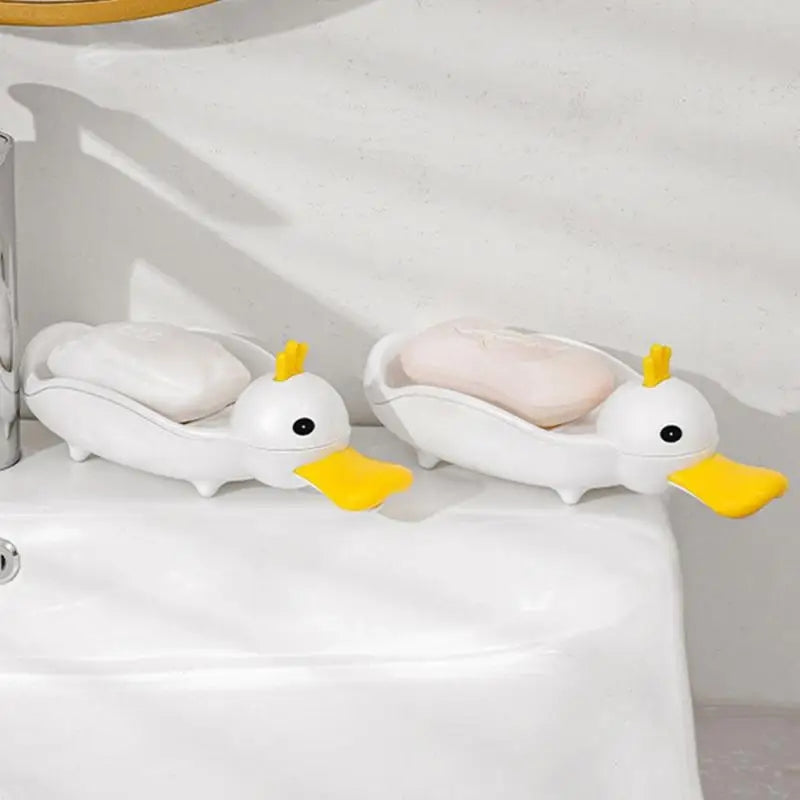 Cute Duck Soap Dish β Decorative Soap Holder for Bathroom & Sink
