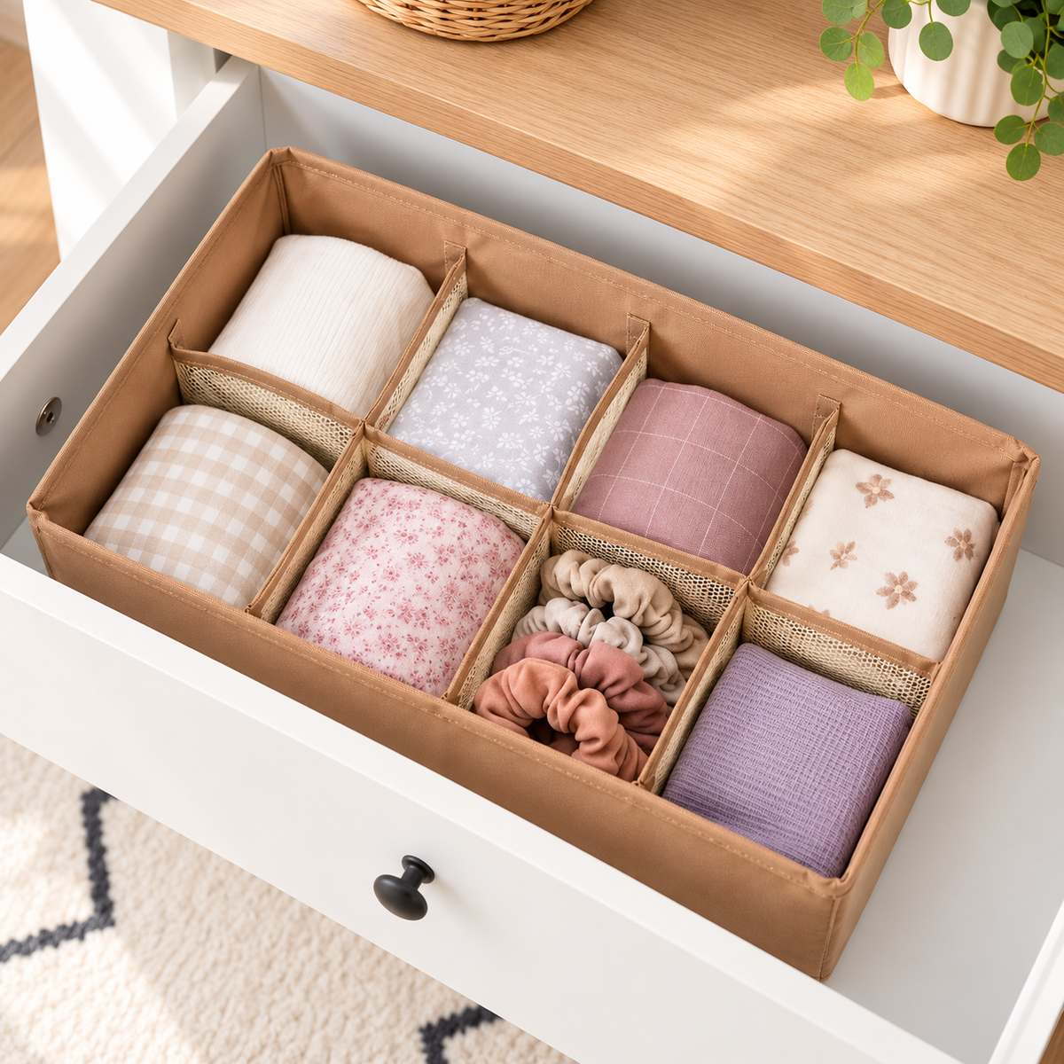 Matrix 8-Grid Drawer & Accessories Organizer