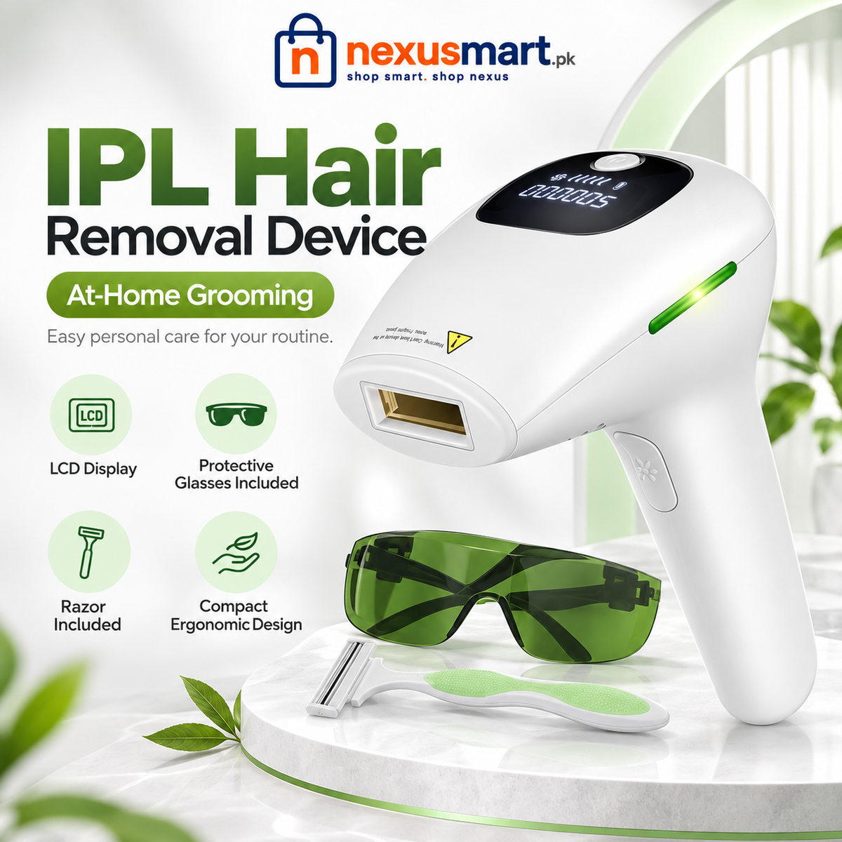 IPL Hair Removal Device – At-Home Hair Removal Tool
