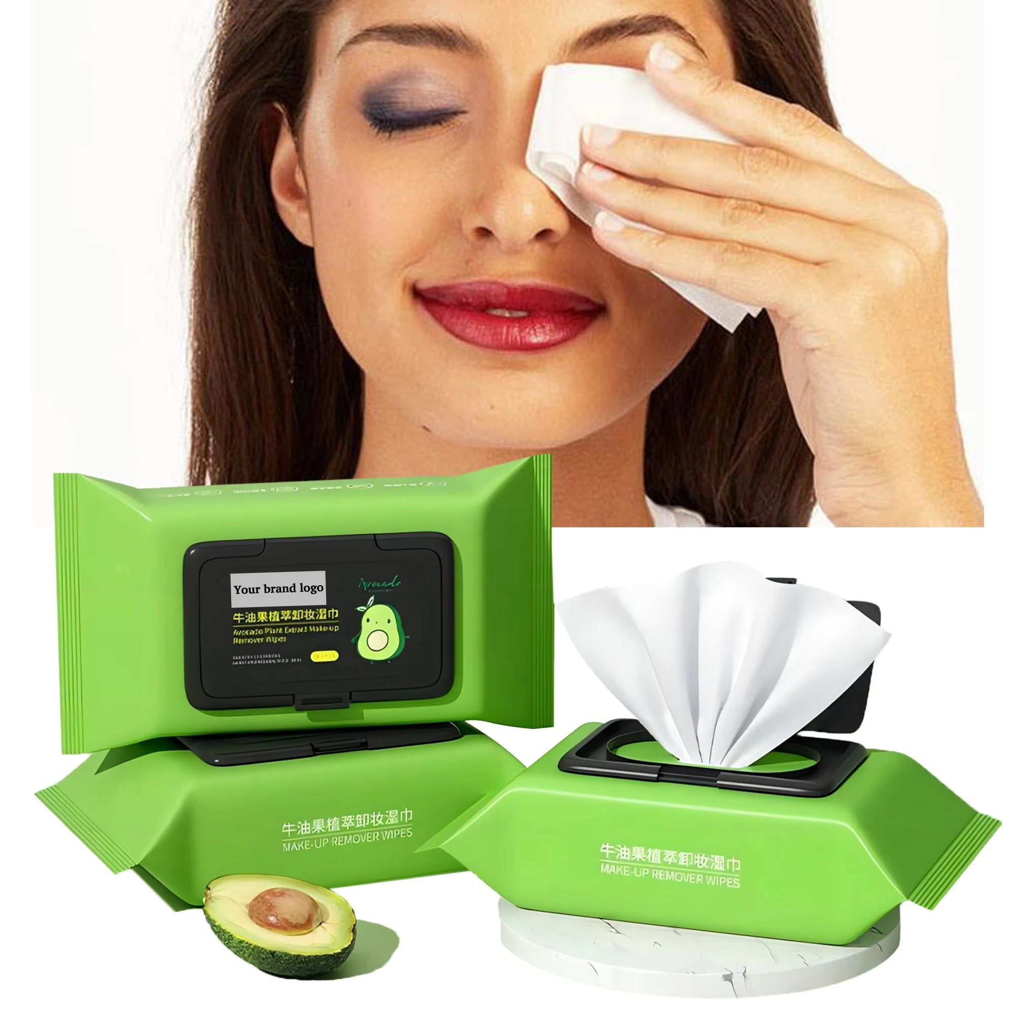 Avocado Makeup Remover Wipes β Moisturizing Facial Cleansing Wipes