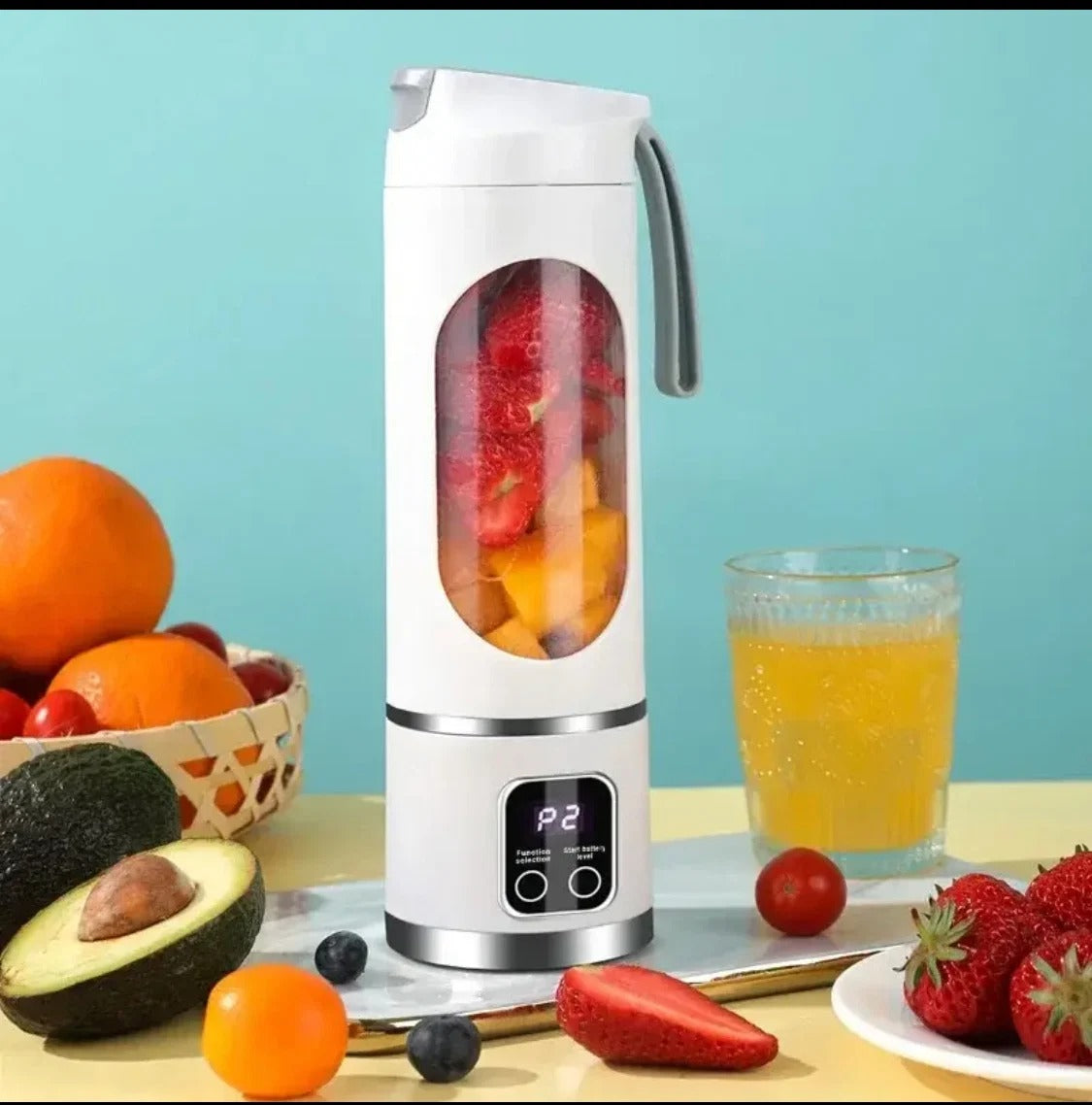 450ml Rechargeable Portable Blender for Shakes & Smoothies Mini Electric Fruit Juicer