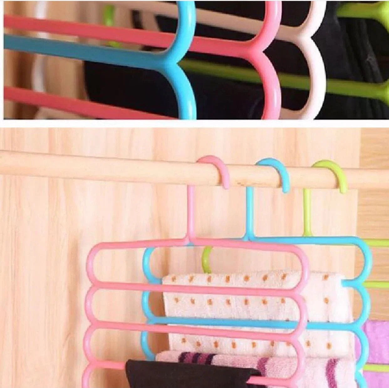 5-Layer Space Saving Pants Hanger Nexusmart view 6 - Nexusmart Pakistan