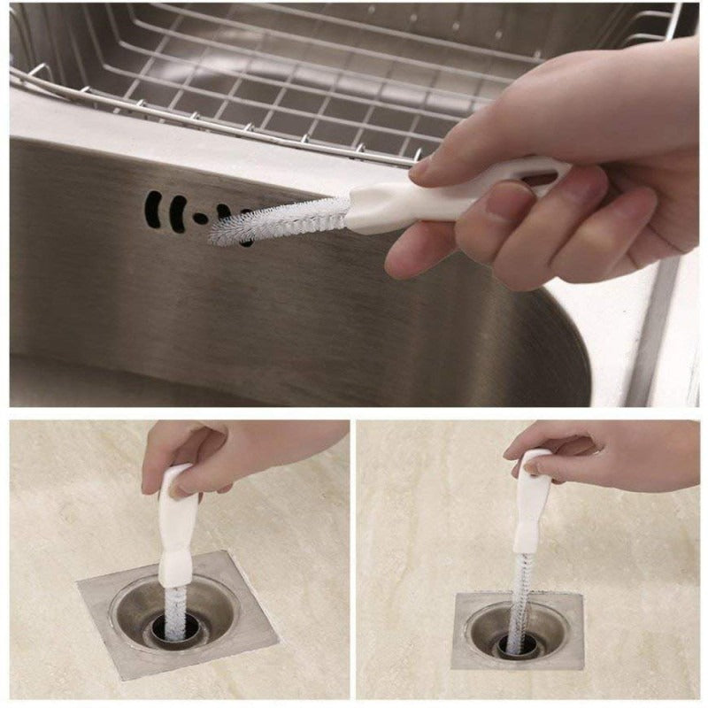 Flexible Drain Pipe Cleaner Brush Sink Dredge Tool Bath view 2 - Nexusmart Pakistan