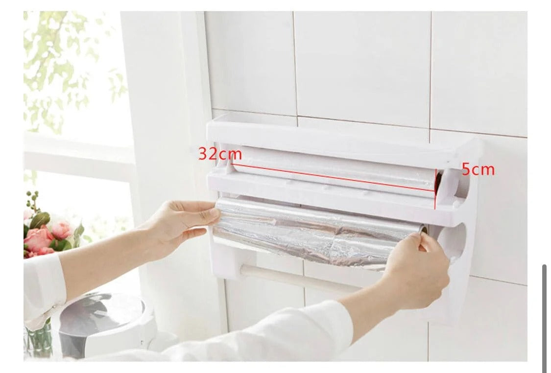 3-in-1 Kitchen Triple Paper Dispenser Kitchen & Cooking view 3 - Nexusmart Pakistan