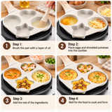 Heart & Star Shape Fry Pan – Fun Breakfast & Egg Cooking Pan