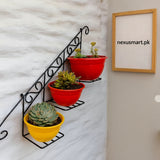Floral Wall Basket – Decorative Hanging Planter Basket