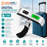 Digital Luggage Scale 110LB with Backlit LCD & Hook