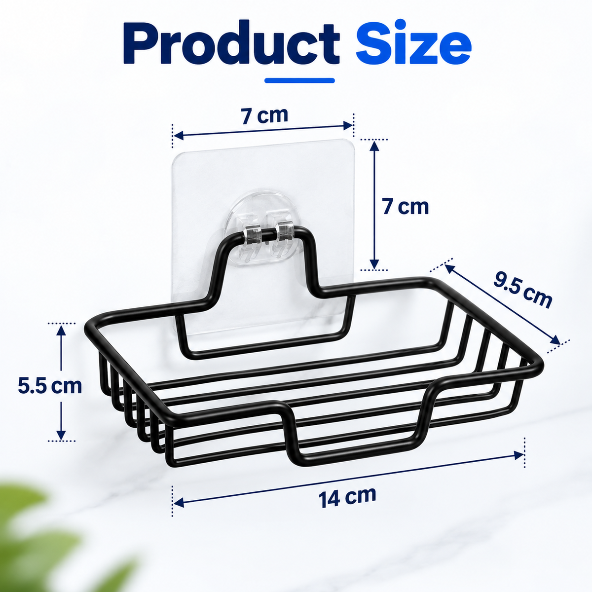 Metal Soap Tray – Bathroom & Sink Soap Holder