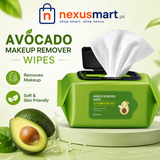 Avocado Makeup Remover Wipes – Moisturizing Facial Cleansing Wipes