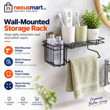 Wall-Mounted Shower Caddy – Bathroom Storage Organizer