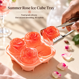 Silicone Rose Ice Mold – Flower Shape Ice Cube Tray
