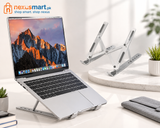 Foldable Adjustable Metal Laptop Stand – Portable Desktop Holder