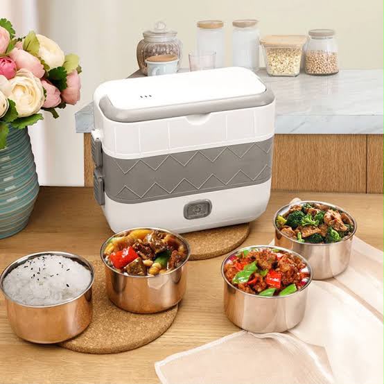Electric Heated Lunch Box – Portable Food Warmer for Home, Office & Travel