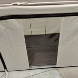 100L Ultra Large Cloth Storage Box with Metal Support Frame – Foldable Home Organizer