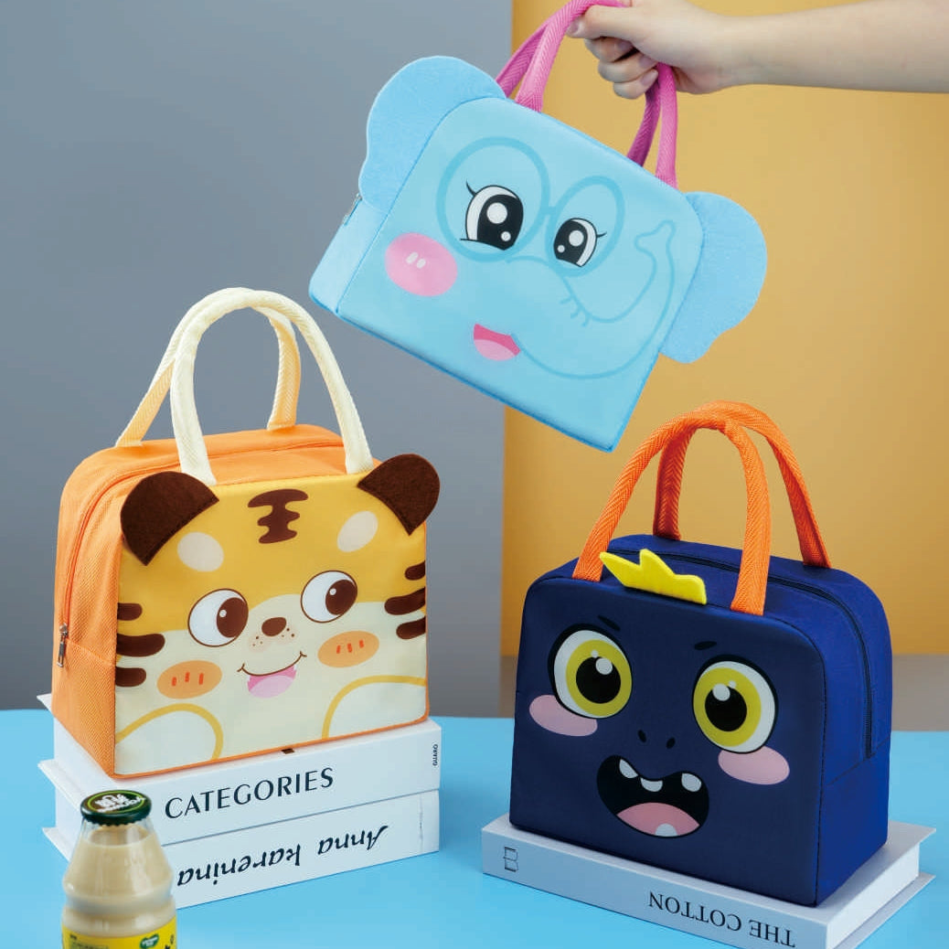 Animal Face Kids Lunch Bag Thermal Tote Nexusmart product image - Nexusmart Pakistan