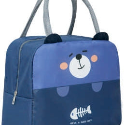 Dog & Bunny Ear Kids Lunch Bag Pink Nexusmart view 2 - Nexusmart Pakistan