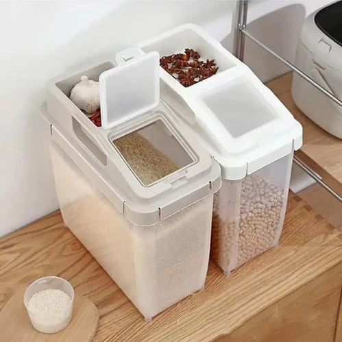10kg Rice Storage Container Airtight Nexusmart view 4 - Nexusmart Pakistan