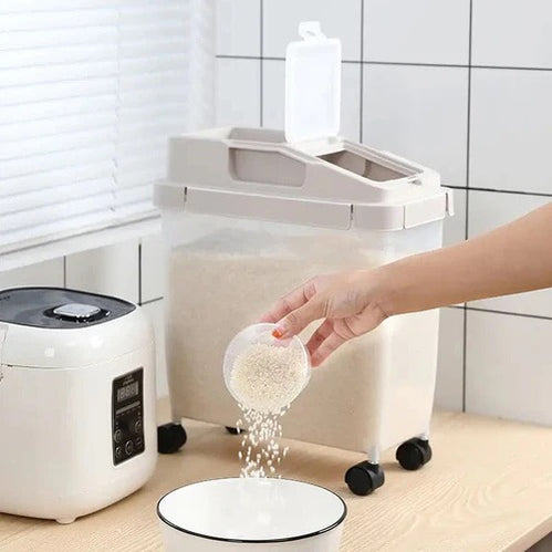 10kg Rice Storage Container Airtight Nexusmart product image - Nexusmart Pakistan