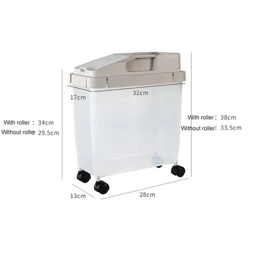 10kg Rice Storage Container Airtight Nexusmart view 7 - Nexusmart Pakistan
