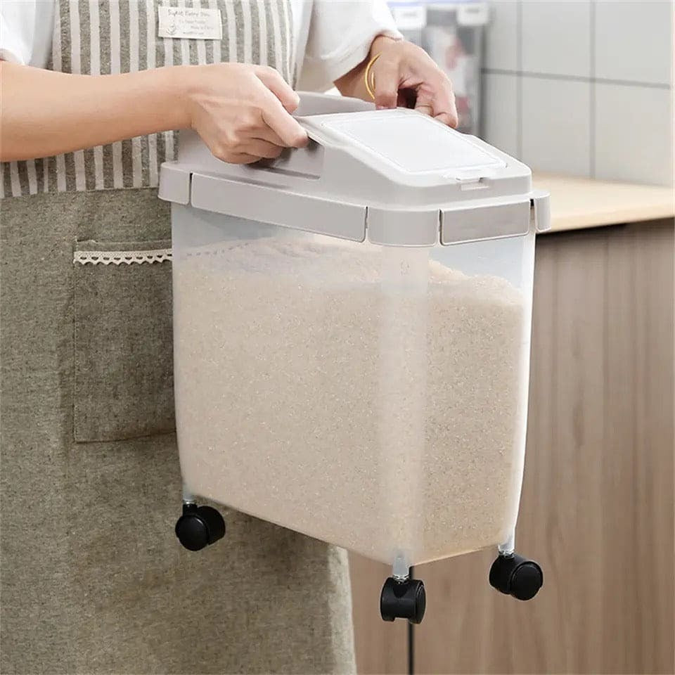 10kg Rice Storage Container Airtight Nexusmart view 8 - Nexusmart Pakistan