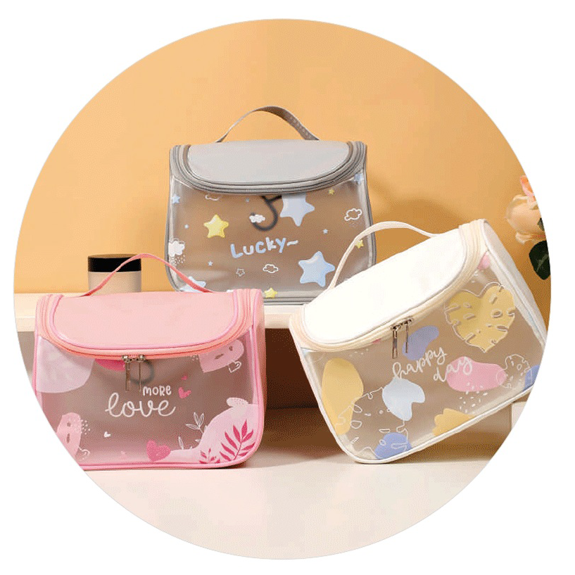 Clear Cosmetic Bag Travel Makeup Organizer Nexusmart product image - Nexusmart Pakistan