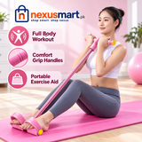 Silicone Exercise Belt for Home Workouts & Fitness