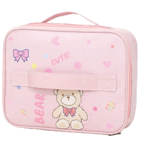 Bear Print Insulated Lunch Bag Kids Tote Nexusmart product image - Nexusmart Pakistan