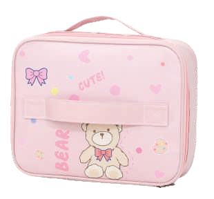Bear Print Insulated Lunch Bag Kids Tote Nexusmart product image - Nexusmart Pakistan