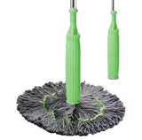 Twister Microfiber Floor Mop - 2 in 1 Cleaning Tool with Adjustable Long Handle for Home and Kitchen
